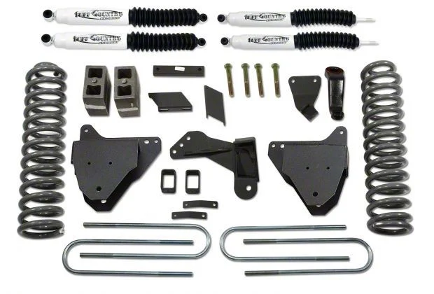 Tuff Country 5-Inch Suspension Lift Kit with Radius Arm Drop Brackets (11-16 4WD F-250 Super Duty)