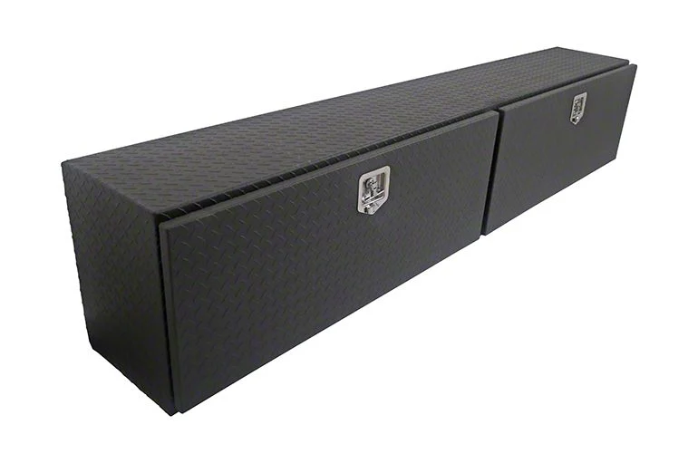 96-Inch Topside Tool Box; Textured Black (Universal; Some Adaptation May Be Required)