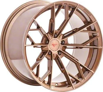 Ferrada Wheels F8-FR11 Brushed Cobre Wheel; Rear Only; 20x12; 45mm Offset (20-26 Corvette C8 Stingray)