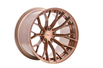 Ferrada Wheels F8-FR9 Brushed Cobre Wheel; Rear Only; 20x12; 45mm Offset (20-26 Corvette C8 Stingray)
