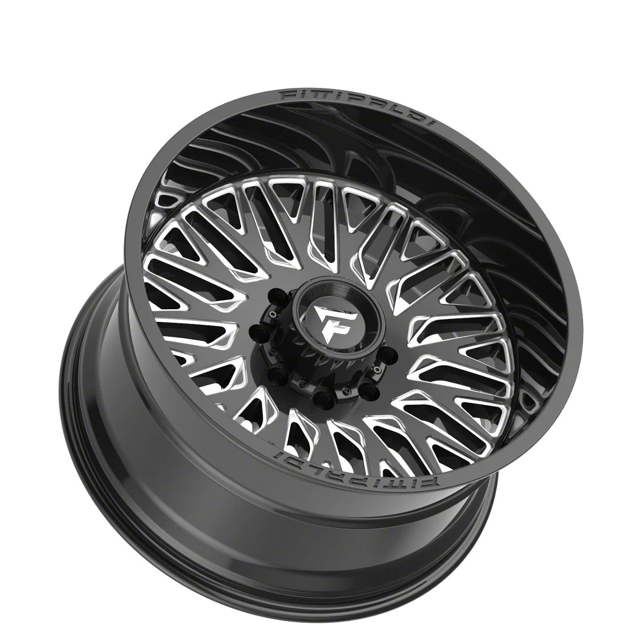 Fittipaldi Offroad FA07 Gloss Black Milled 6-Lug Wheel; 22x12; -44mm Offset (19-23 Ranger)