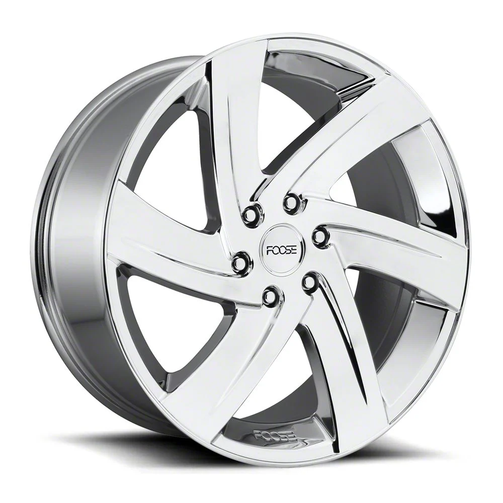 Foose Bodine Chrome 6-Lug Wheel; 22x9.5; 25mm Offset (15-20 Tahoe)