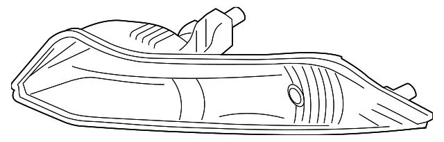 Ford Factory Replacement Front Parking Light; Passenger Side (18-23 Mustang w/o Fog Lights)