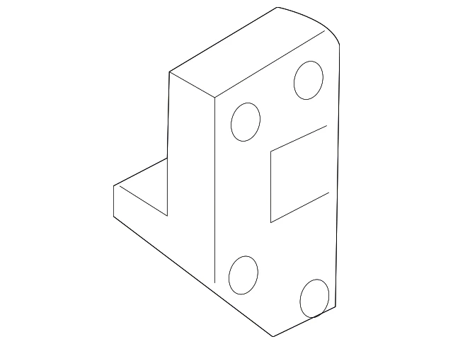 Ford Front Bumper End Cover Support Bracket; Driver Side (13-14 Mustang GT, V6)