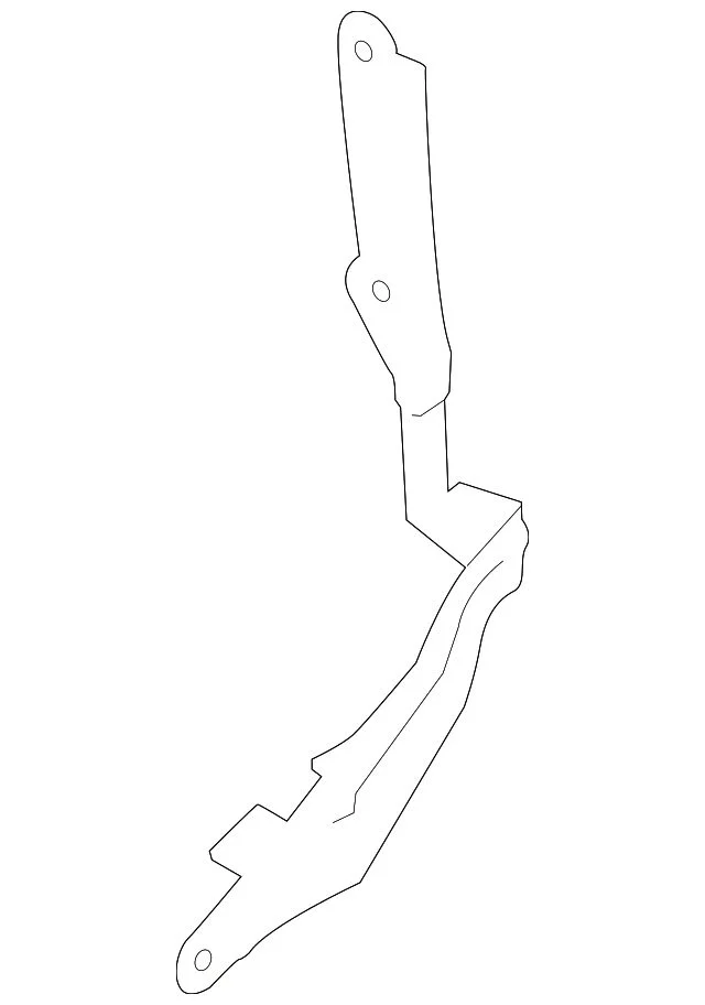 Ford Hood Hinge; Driver Side (15-17 Mustang GT, EcoBoost, V6)