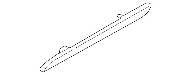 Ford Rear Bumper Reflector; Passenger Side (18-23 Mustang GT, EcoBoost)