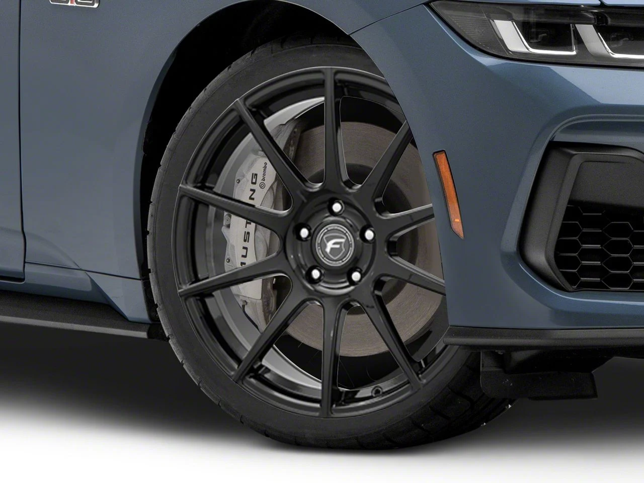Forgestar CF10 Monoblock Piano Black Wheel; 20x9; 35mm Offset (24-26 Mustang)