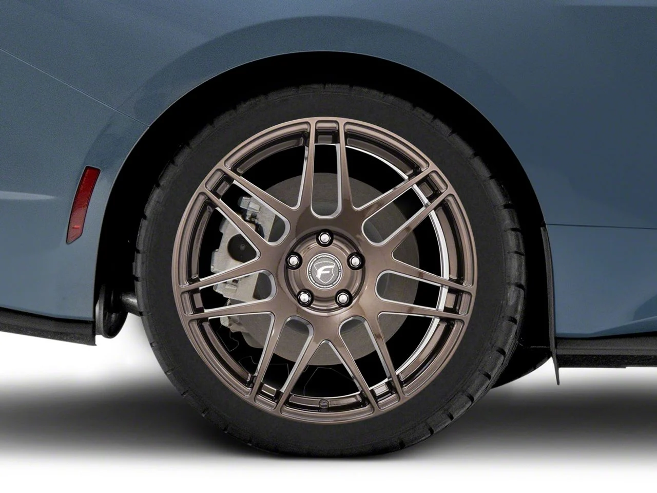 Forgestar F14 Monoblock Bronze Burst Wheel; Rear Only; 19x11; 56mm Offset (24-26 Mustang)