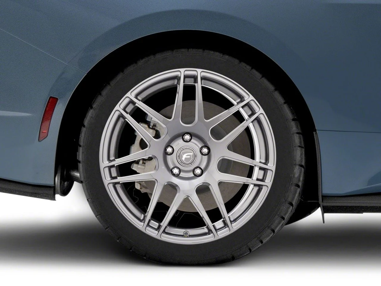 Forgestar F14 Monoblock Gunmetal Wheel; Rear Only; 19x11; 56mm Offset (24-26 Mustang)