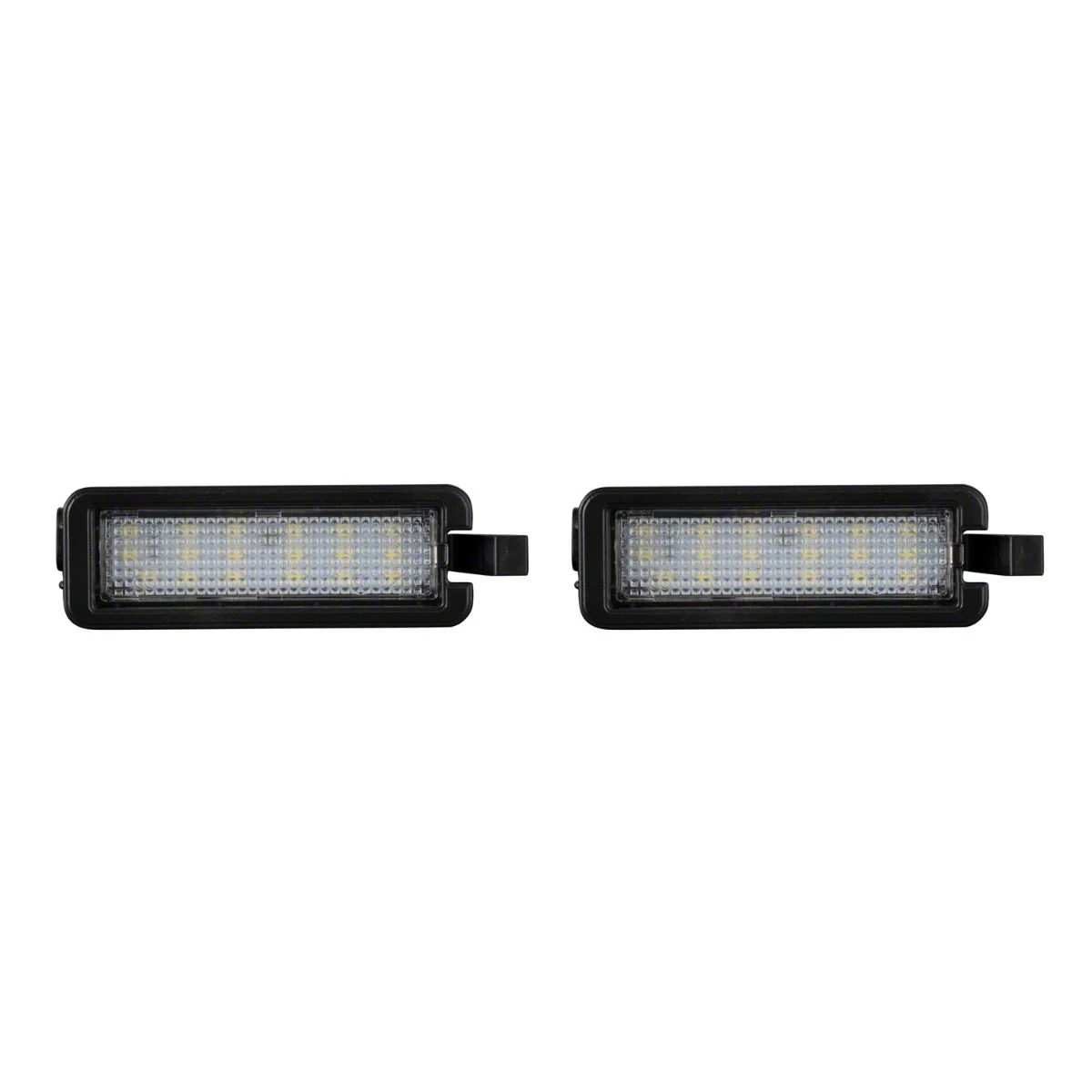 Form Lighting LED License Plate Lights; Clear (15-18 Challenger)