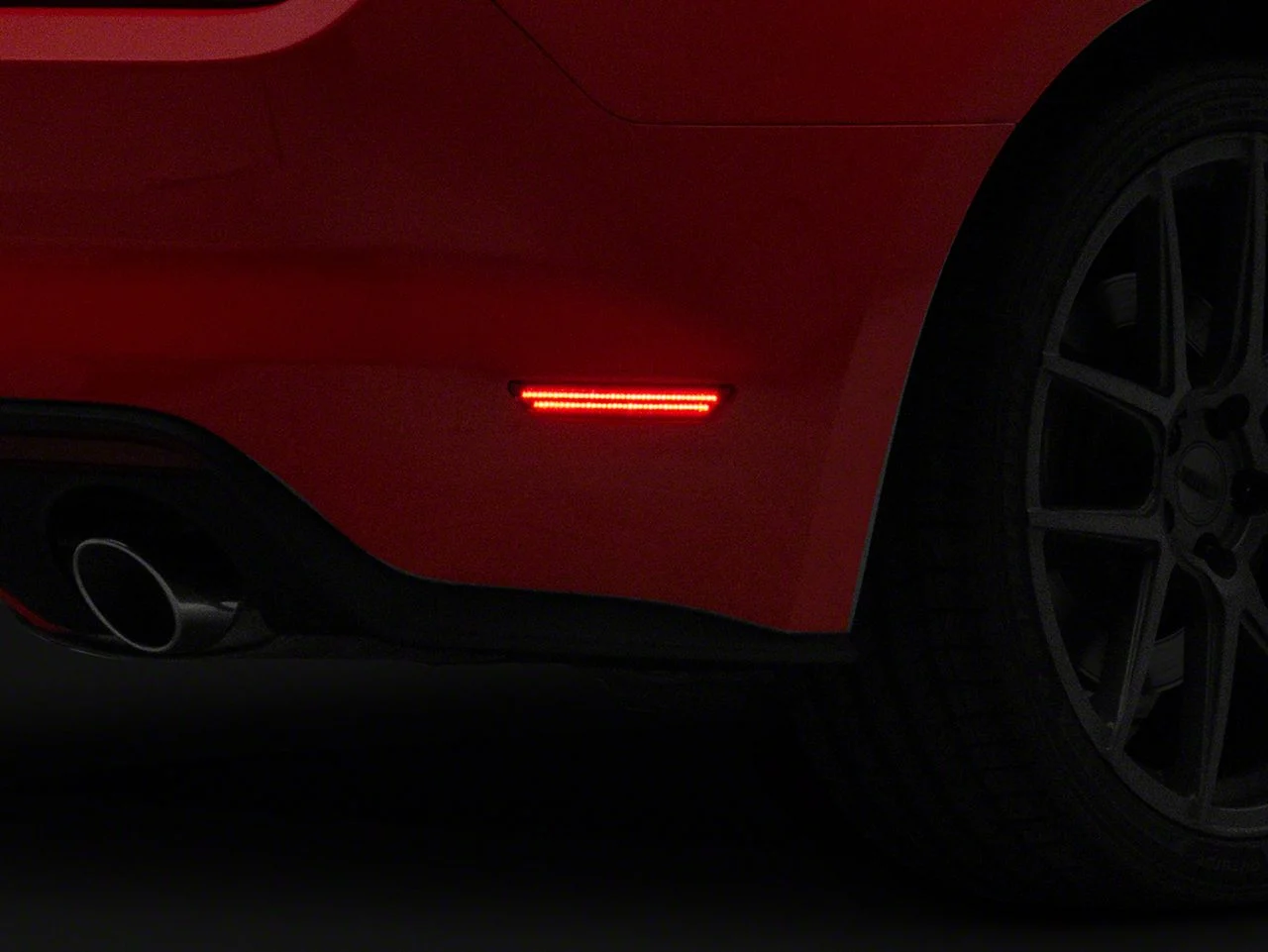 Form Lighting LED Side Marker Lights; Smoked (15-23 Mustang)