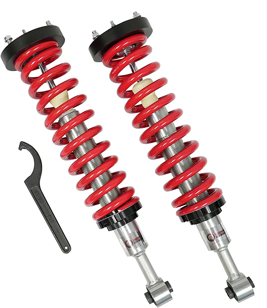 Freedom Offroad 1 to 4-Inch Adjustable Front Coil-Overs (04-13 F-150, Excluding Raptor)