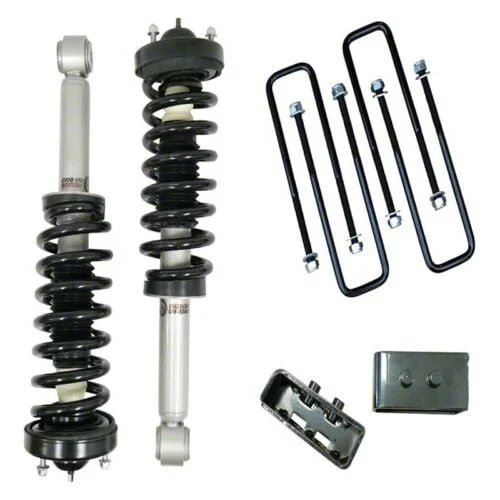 Freedom Offroad 3-Inch Front Lift Struts with 2-Inch Rear Lift Blocks (09-13 4WD F-150, Excluding Raptor)