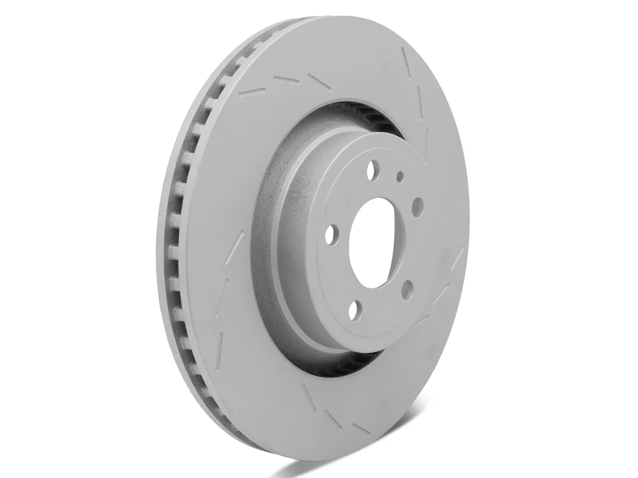 Frozen Rotors Slotted Rotor; Front Passenger Side (15-23 Mustang GT w/o Performance Pack, EcoBoost w/ Performance Pack)
