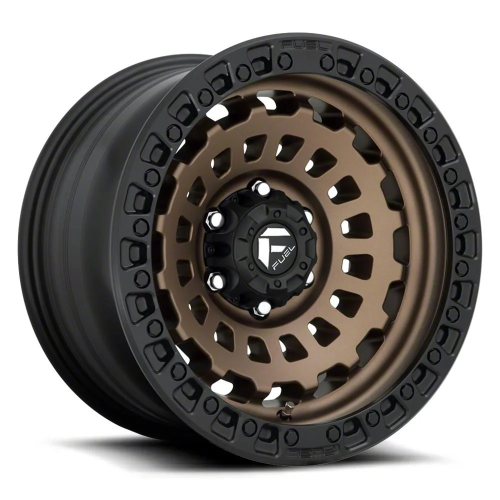 Fuel Wheels Zephyr Matte Bronze 6-Lug Wheel; 18x9; 1mm Offset (07-13 Silverado 1500)