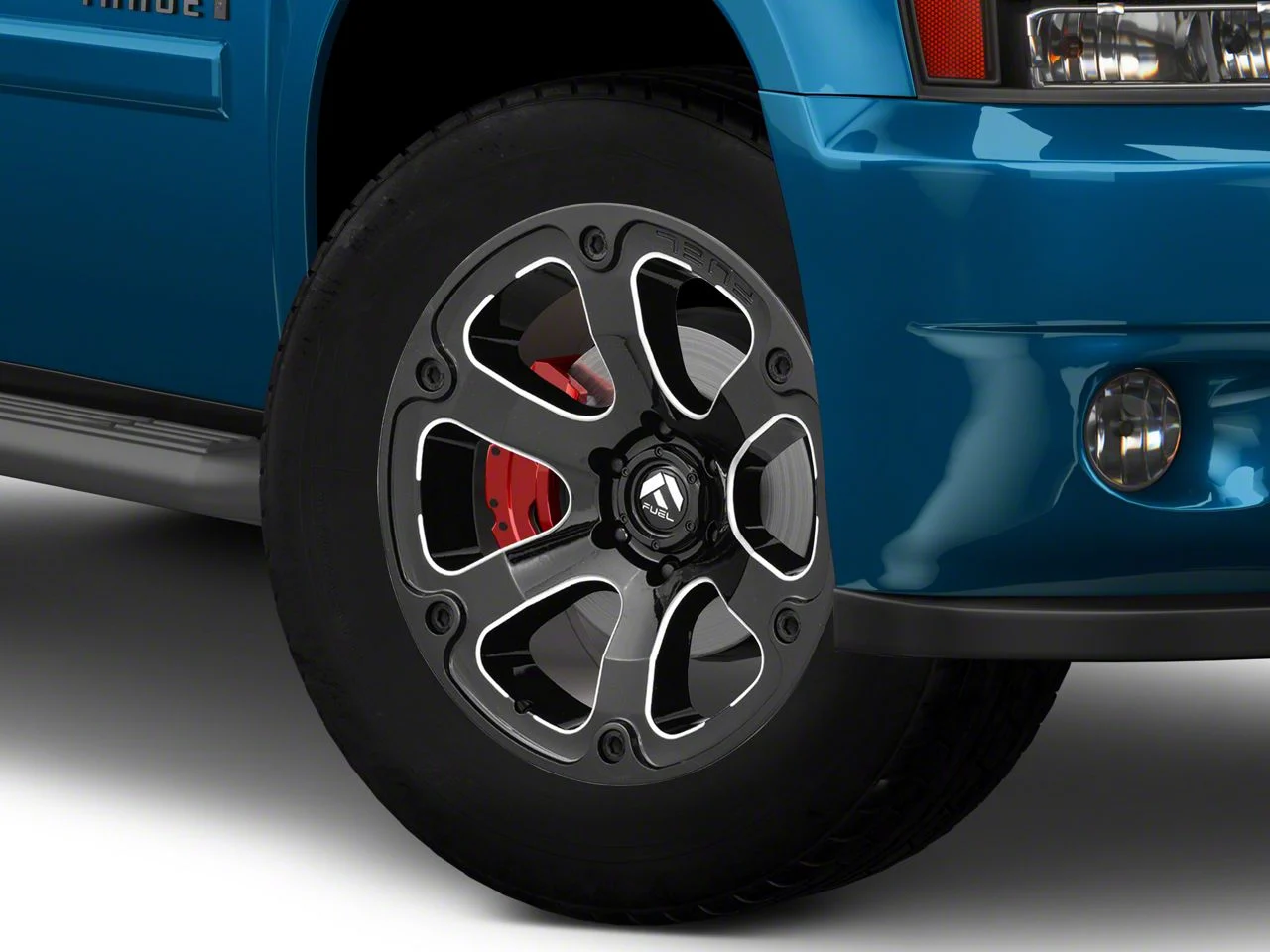 Fuel Wheels Beast Gloss Black Milled 6-Lug Wheel; 20x9; 20mm Offset (07-14 Tahoe)