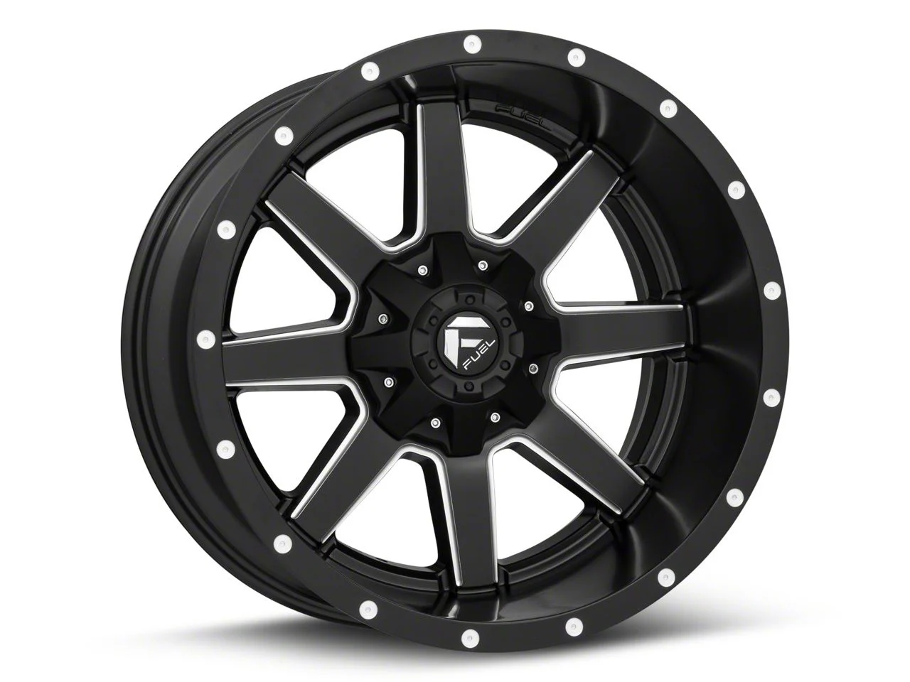 Fuel Wheels Maverick Matte Black Milled 6-Lug Wheel; 20x12; -44mm Offset (07-14 Tahoe)
