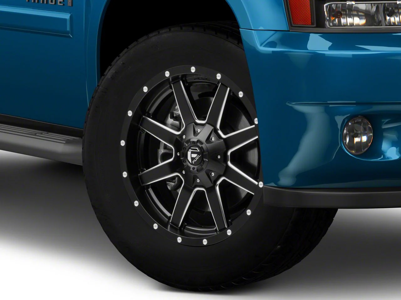 Fuel Wheels Maverick Matte Black Milled 6-Lug Wheel; 20x9; 20mm Offset (07-14 Tahoe)