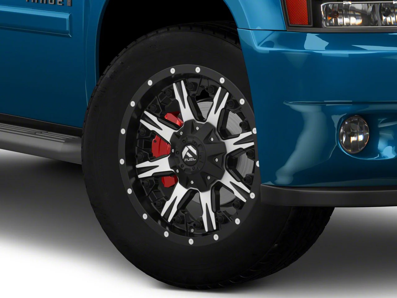 Fuel Wheels NUTZ Matte Black Machined 6-Lug Wheel; 20x10; -12mm Offset (07-14 Tahoe)