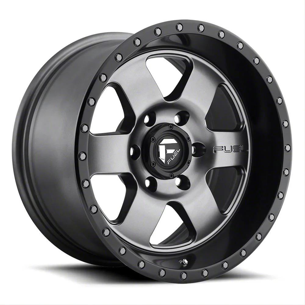 Fuel Wheels Podium Matte Gunmetal 6-Lug Wheel; 20x9; 1mm Offset (07-14 Tahoe)