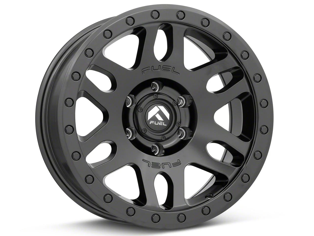 Fuel Wheels Recoil Matte Black 6-Lug Wheel; 17x8.5; -6mm Offset (07-14 Tahoe)