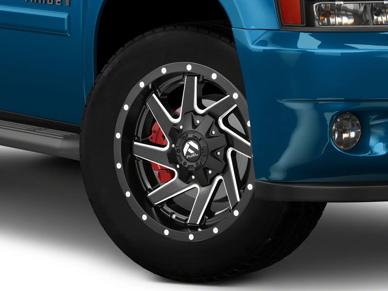 Fuel Wheels Renegade Matte Black Milled 6-Lug Wheel; 20x9; 1mm Offset (07-14 Tahoe)