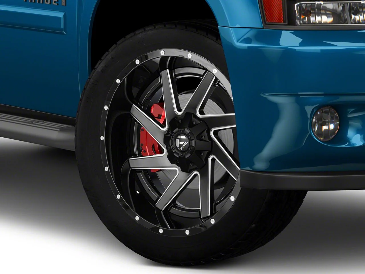 Fuel Wheels Renegade Matte Black Milled 6-Lug Wheel; 22x12; -44mm Offset (07-14 Tahoe)