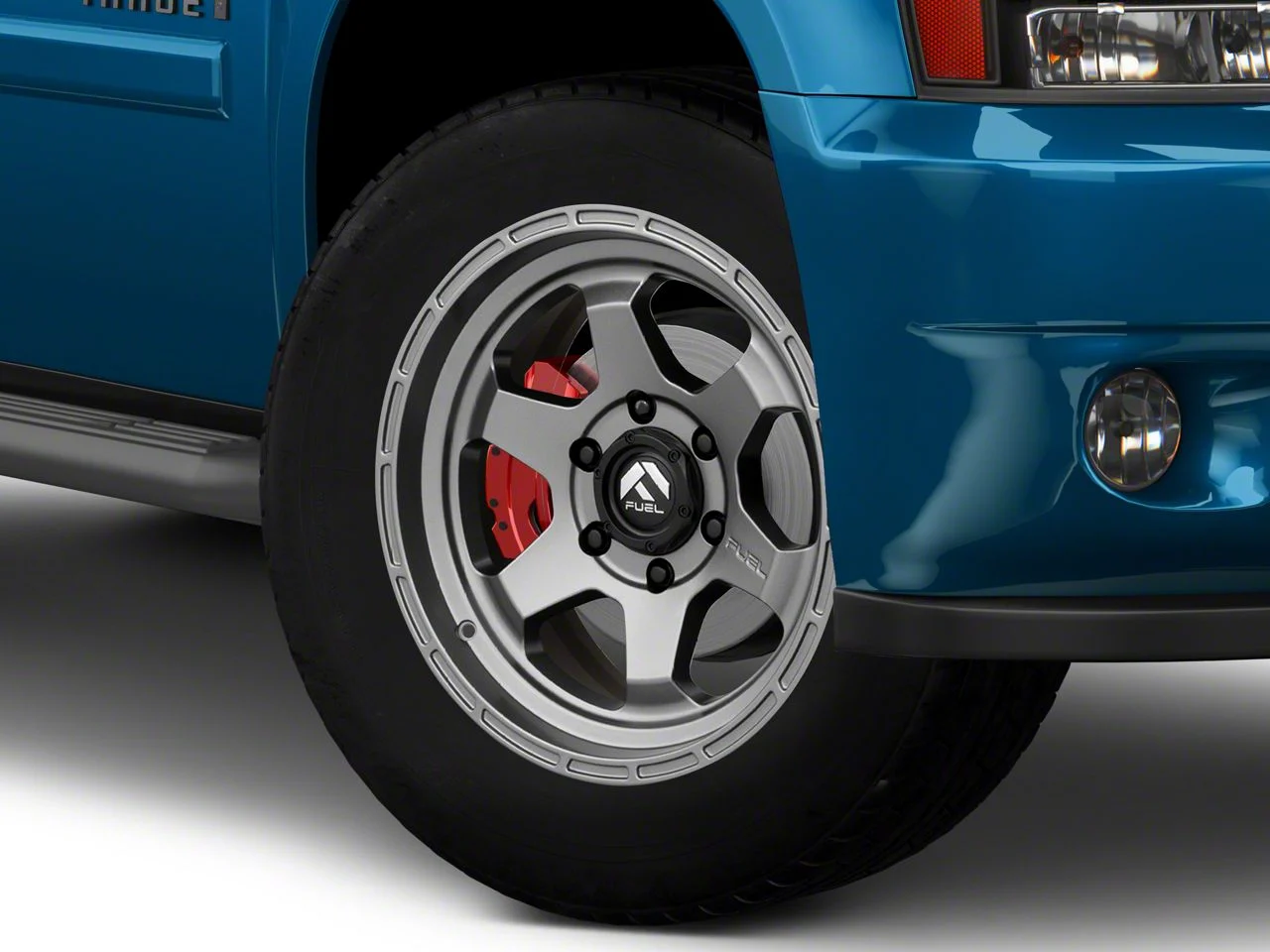 Fuel Wheels Shok Matte Gunmetal 6-Lug Wheel; 20x9; 19mm Offset (07-14 Tahoe)