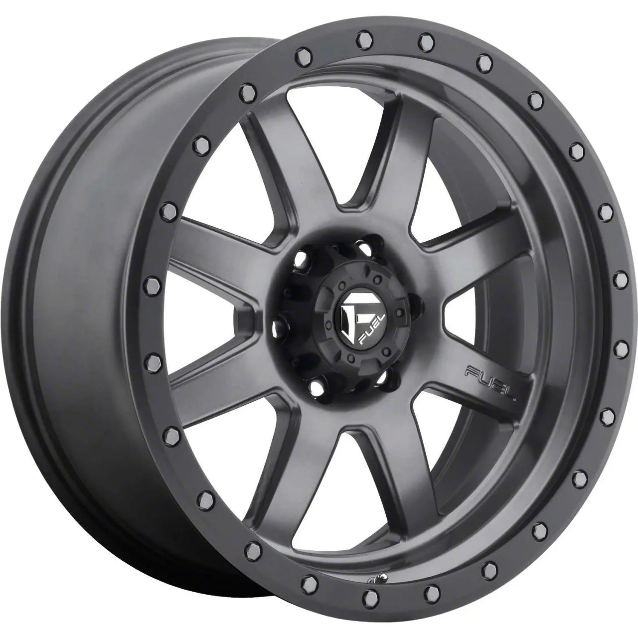 Fuel Wheels Trophy Anthracite with Black Ring 6-Lug Wheel; 20x9; 1mm Offset (07-14 Tahoe)