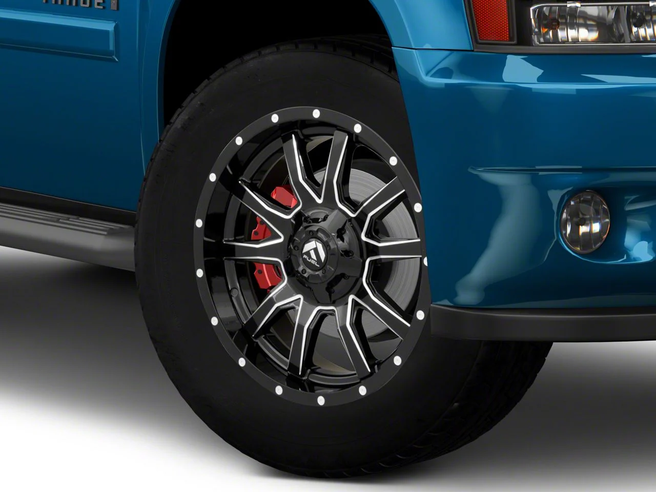 Fuel Wheels Vandal Gloss Black Milled 6-Lug Wheel; 20x10; -19mm Offset (07-14 Tahoe)