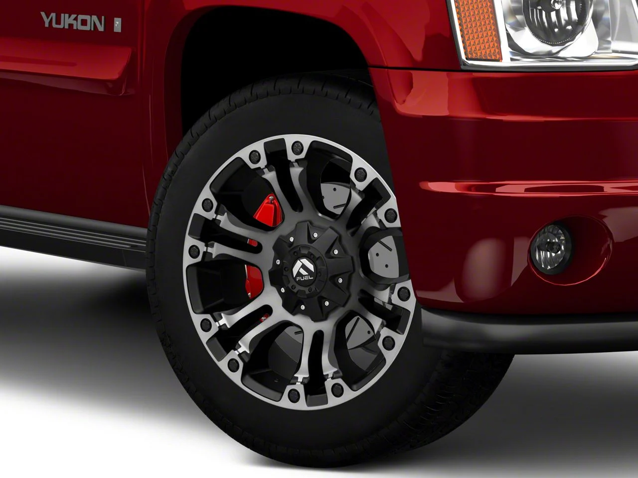 Fuel Wheels Vapor Matte Black with Gray Tint 6-Lug Wheel; 20x10; -18mm Offset (07-14 Yukon)