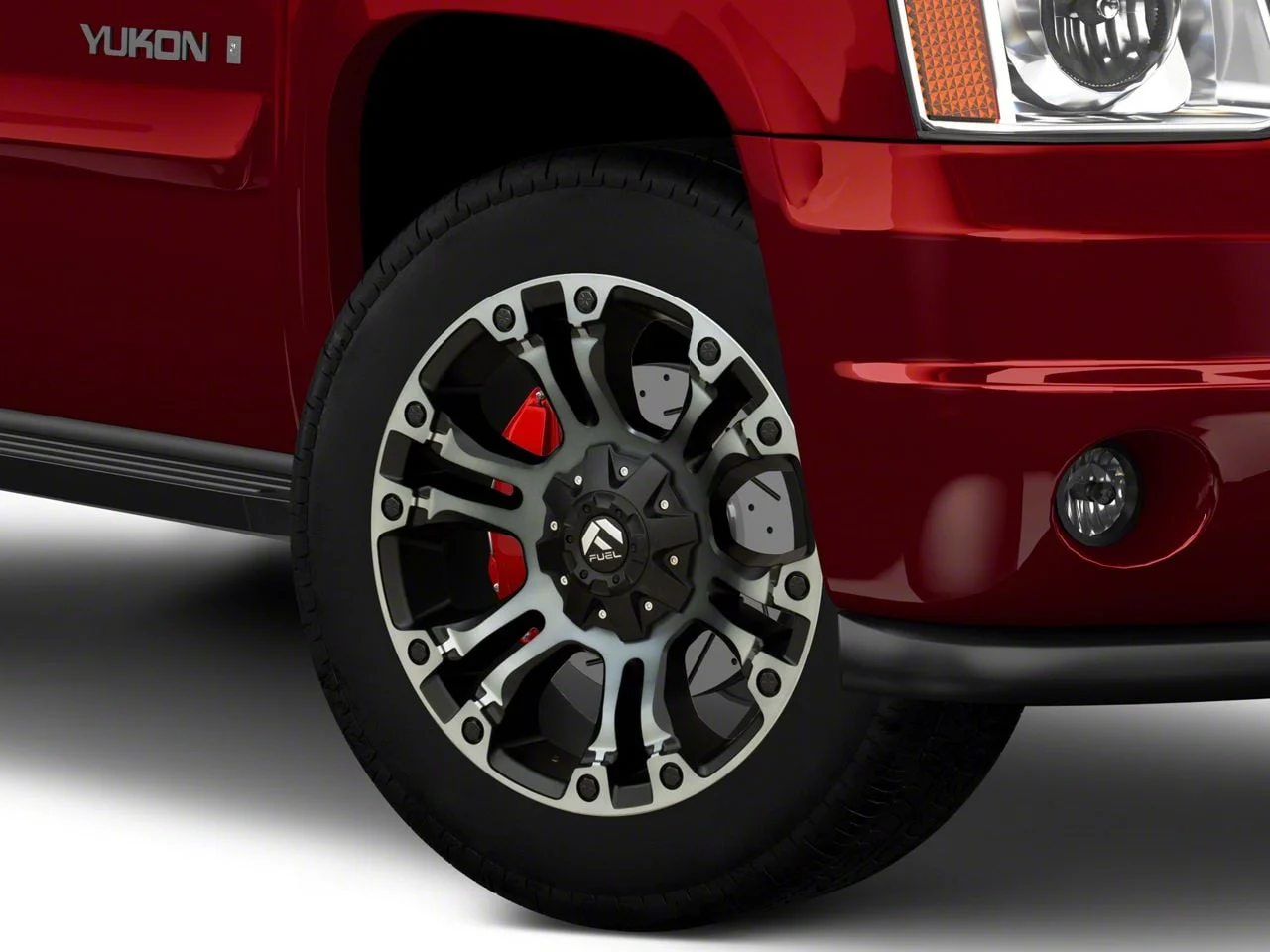 Fuel Wheels Vapor Matte Black with Gray Tint 6-Lug Wheel; 20x9; 2mm Offset (07-14 Yukon)