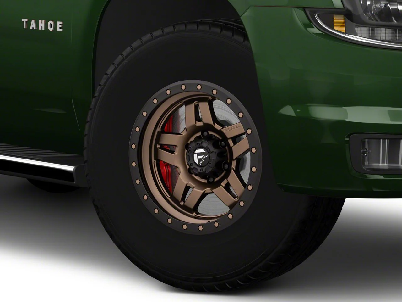 Fuel Wheels Anza Matte Bronze with Black Ring 6-Lug Wheel; 17x8.5; 6mm Offset (15-20 Tahoe)