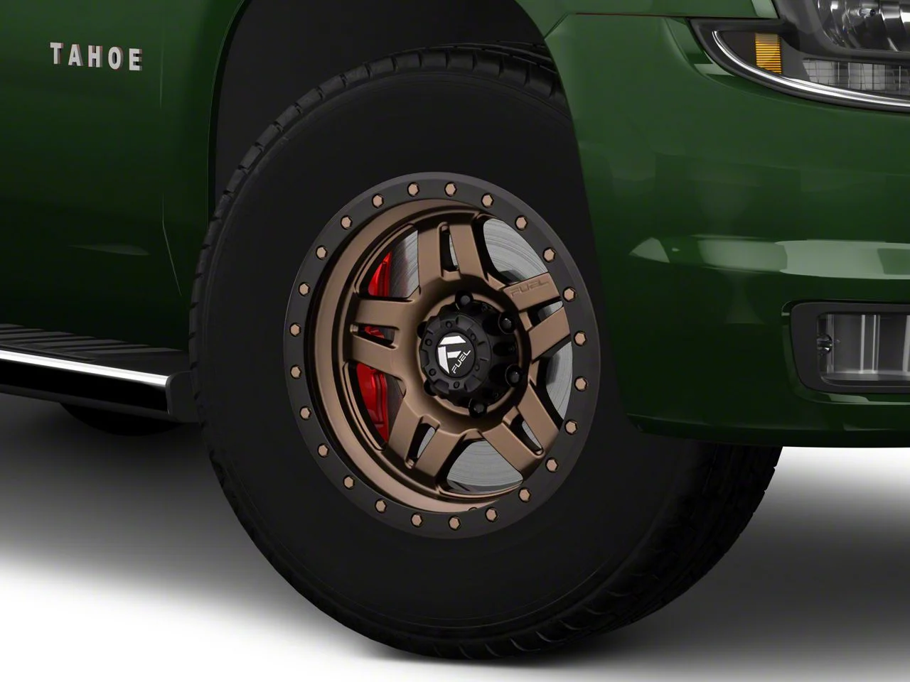 Fuel Wheels Anza Matte Bronze with Black Ring 6-Lug Wheel; 18x9; 1mm Offset (15-20 Tahoe)
