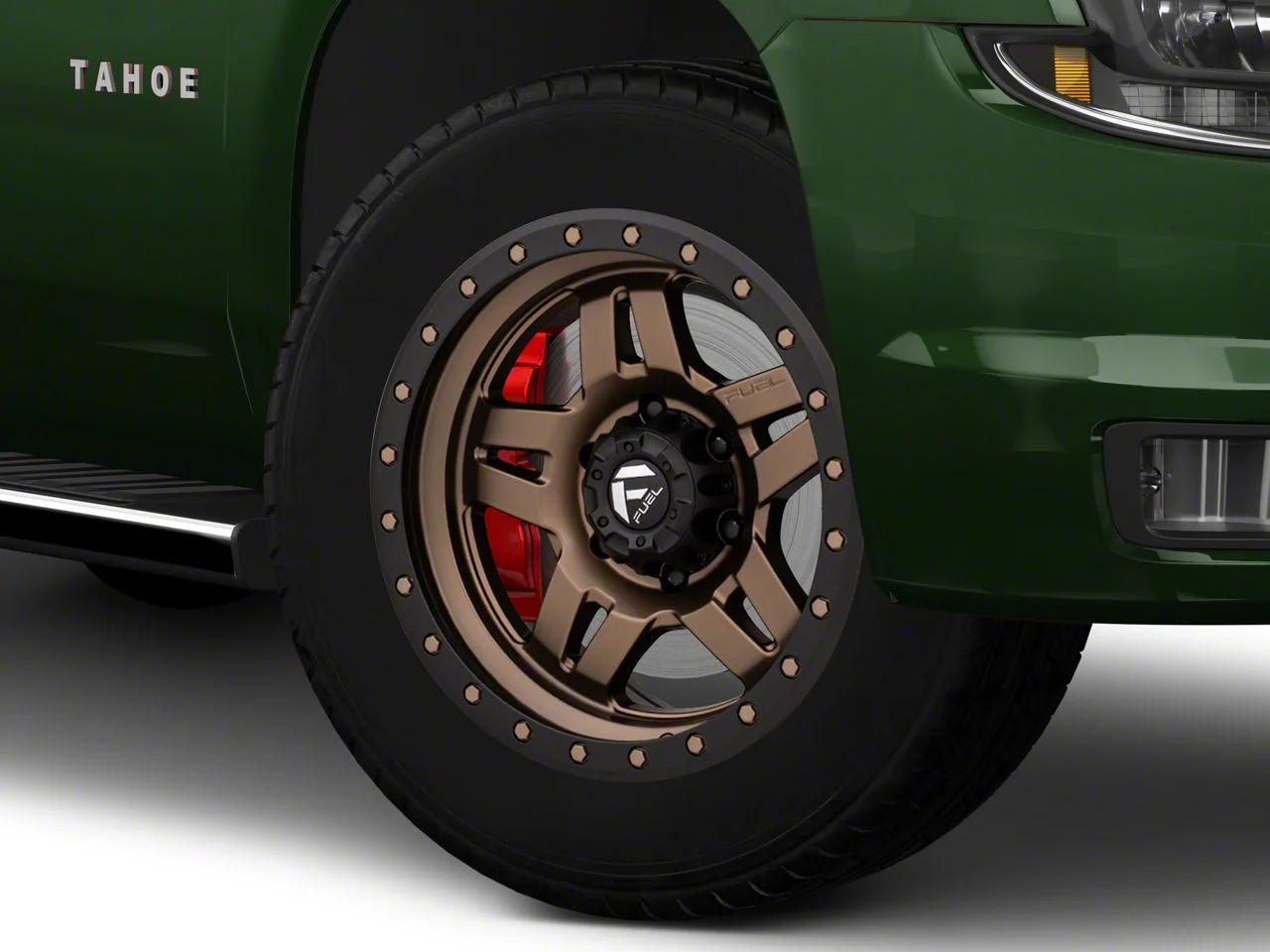 Fuel Wheels Anza Matte Bronze with Black Ring 6-Lug Wheel; 20x9; 1mm Offset (15-20 Tahoe)