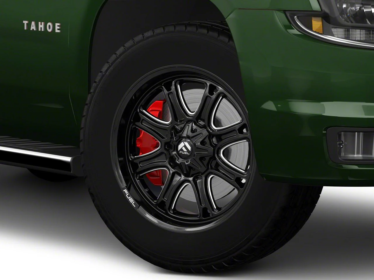 Fuel Wheels Darkstar Gloss Black Milled 6-Lug Wheel; 20x10; -18mm Offset (15-20 Tahoe)