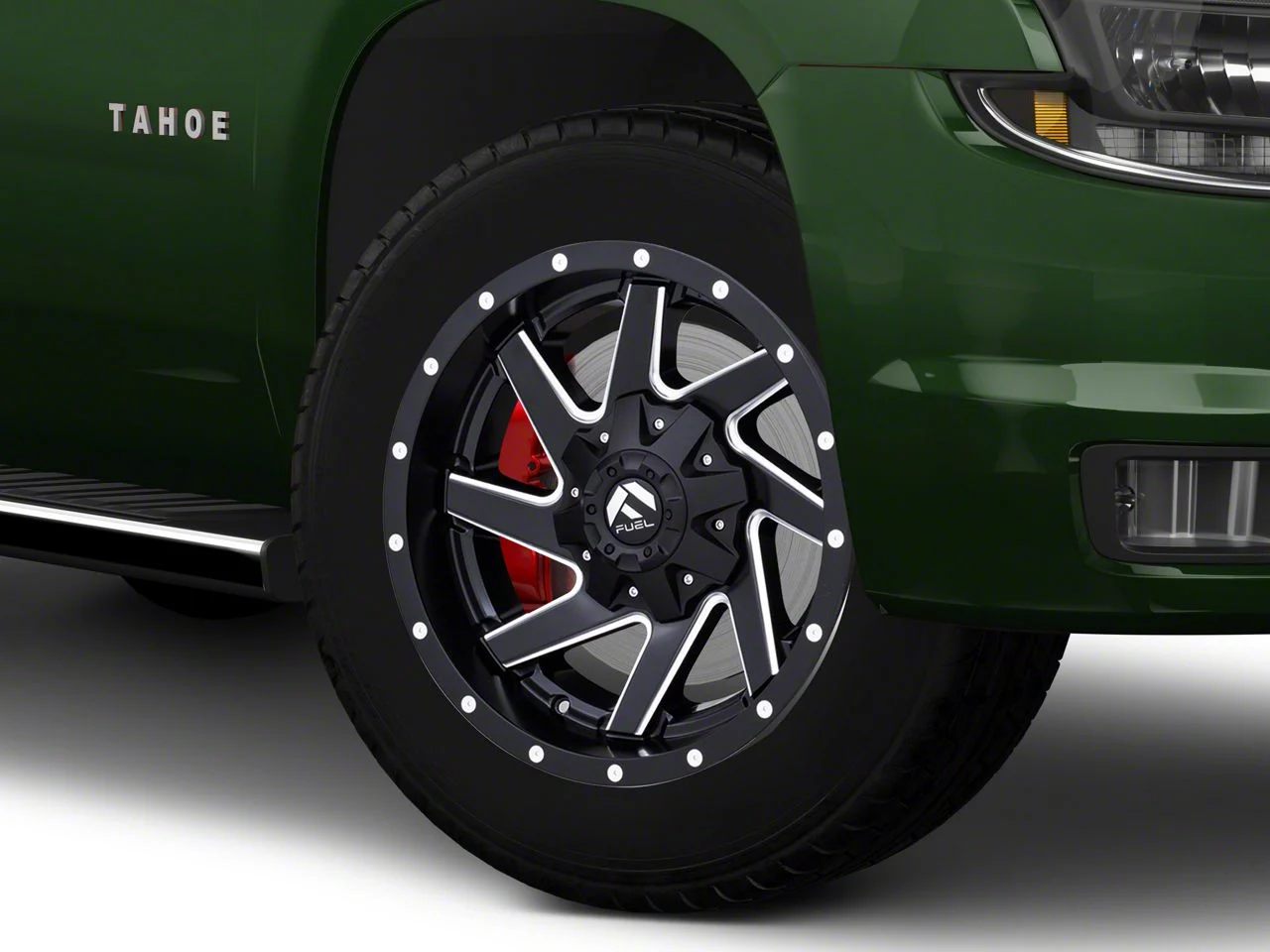 Fuel Wheels Renegade Matte Black Milled 6-Lug Wheel; 20x9; 1mm Offset (15-20 Tahoe)