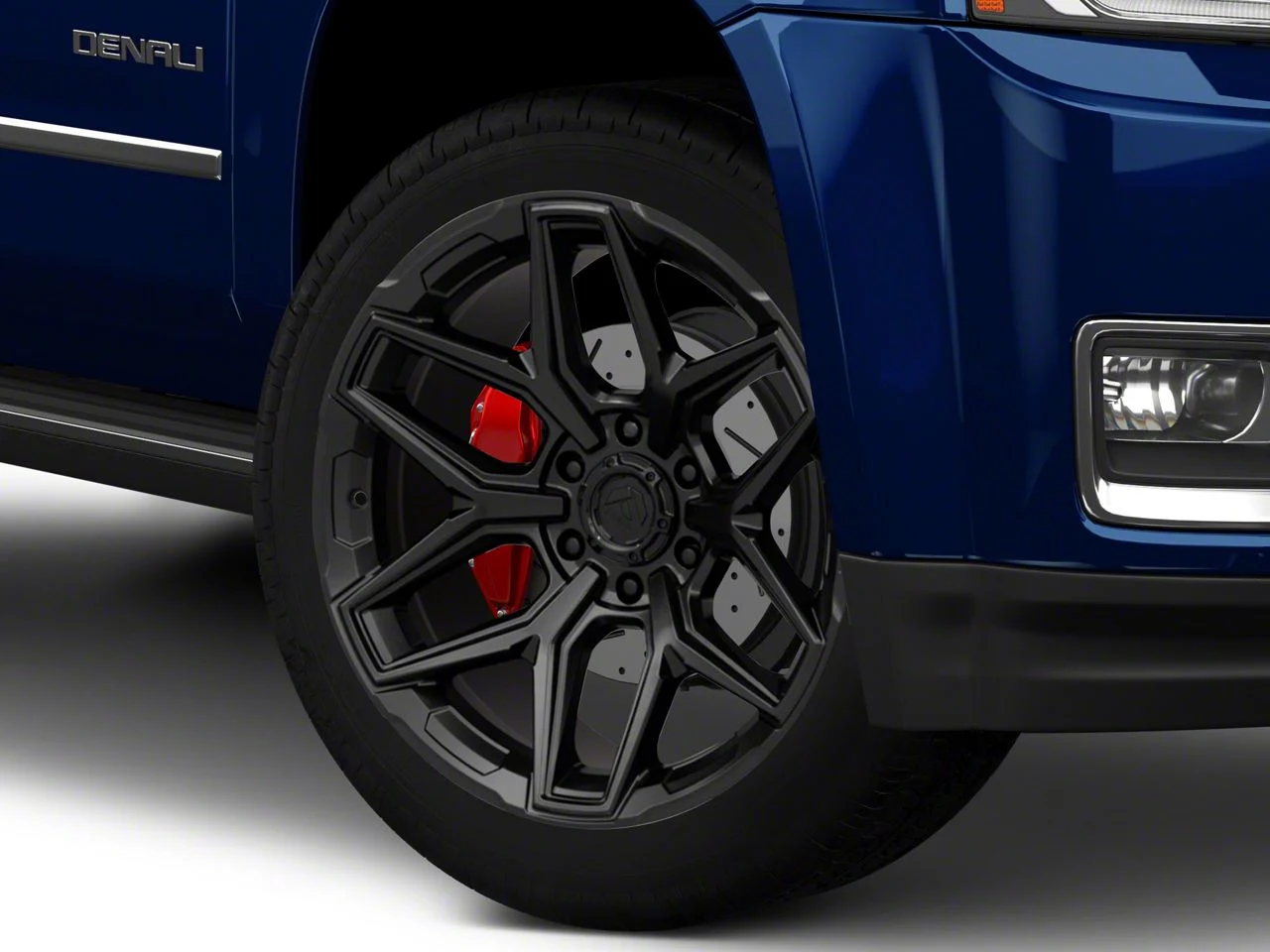 Fuel Wheels Flux Blackout 6-Lug Wheel; 22x10; -18mm Offset (15-20 Yukon)