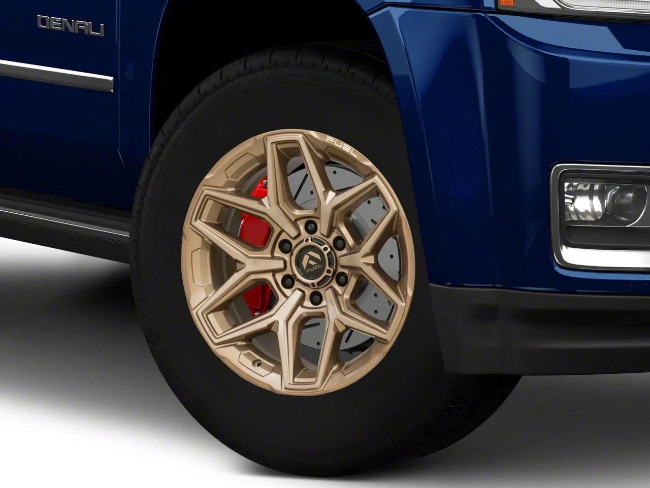 Fuel Wheels Flux Platinum Bronze 6-Lug Wheel; 18x9; 1mm Offset (15-20 Yukon)