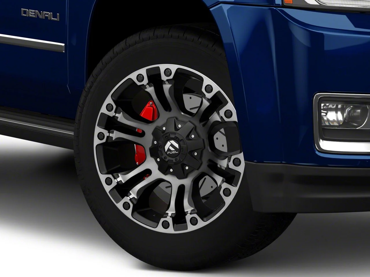 Fuel Wheels Vapor Matte Black with Gray Tint 6-Lug Wheel; 20x10; -18mm Offset (15-20 Yukon)