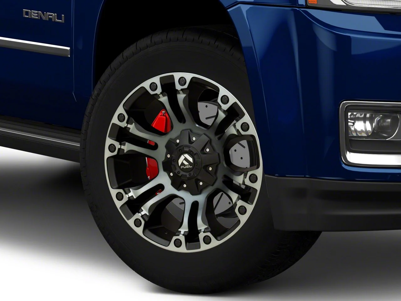 Fuel Wheels Vapor Matte Black with Gray Tint 6-Lug Wheel; 20x9; 2mm Offset (15-20 Yukon)