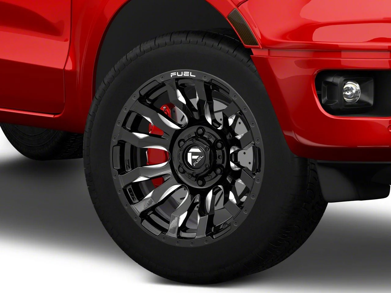 Fuel Wheels Blitz Gloss Black Milled 6-Lug Wheel; 20x9; 20mm Offset (19-23 Ranger)