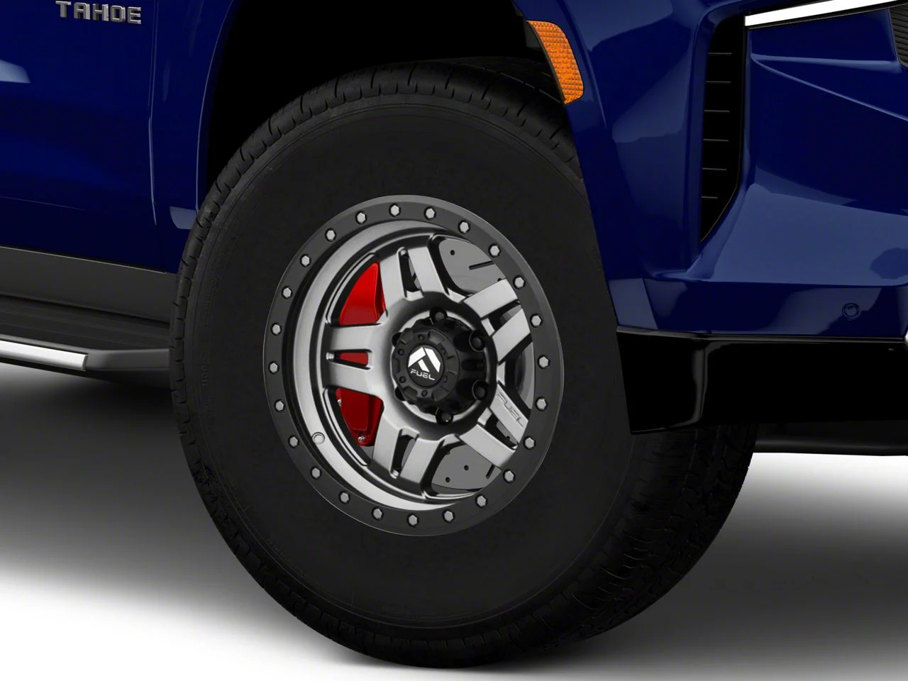 Fuel Wheels Anza Anthracite with Black Ring 6-Lug Wheel; 17x8.5; 6mm Offset (21-26 Tahoe)