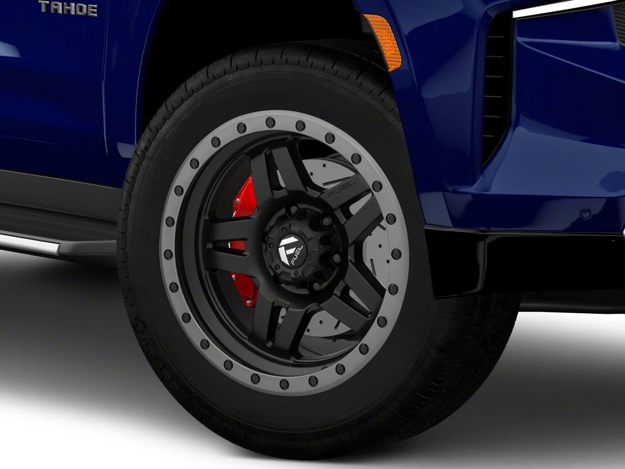 Fuel Wheels Anza Matte Black with Anthracite Ring 6-Lug Wheel; 20x9; 1mm Offset (21-26 Tahoe)