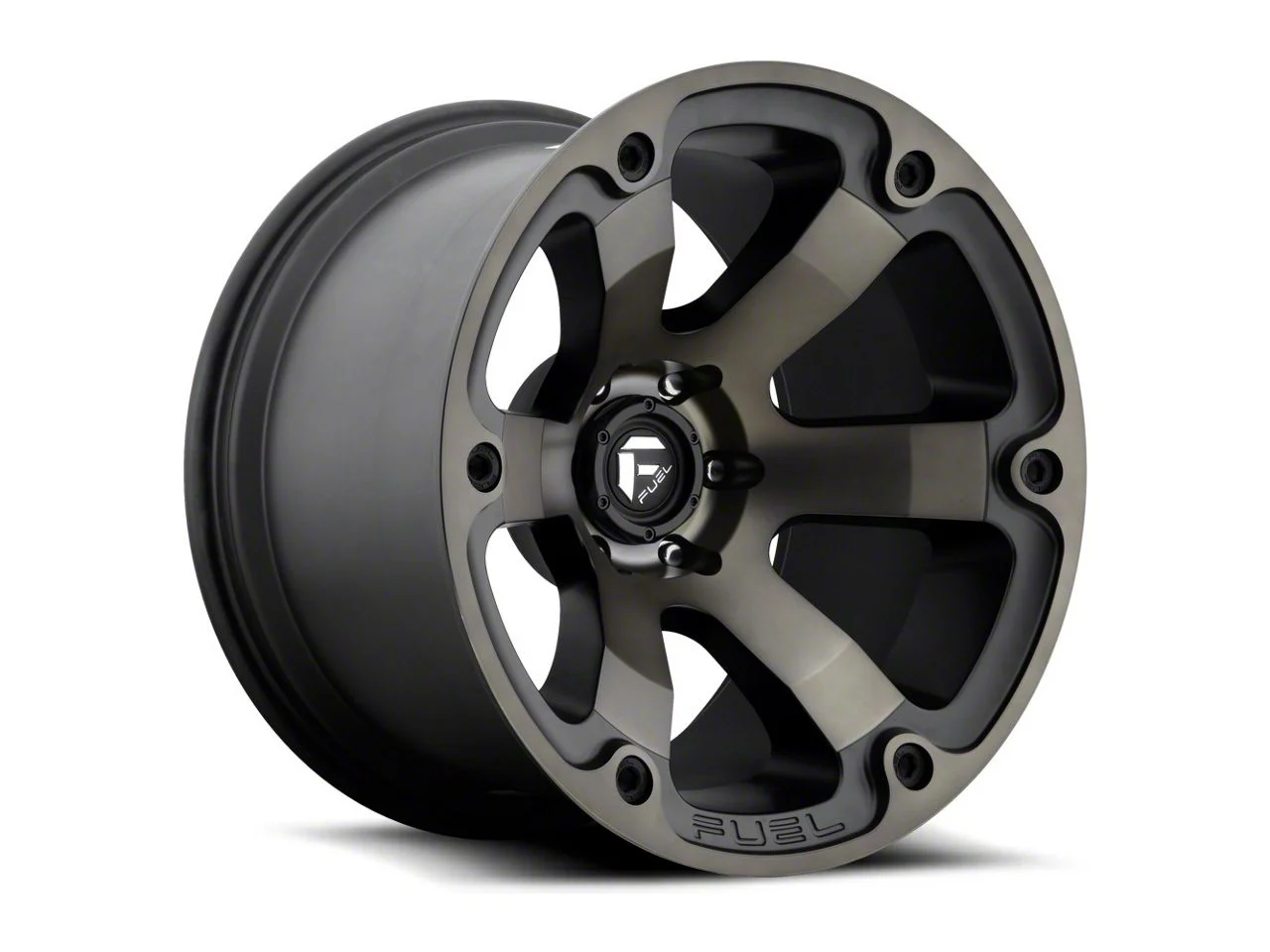 Fuel Wheels Beast Matte Black Machined 6-Lug Wheel; 20x12; -44mm Offset (21-26 Tahoe)