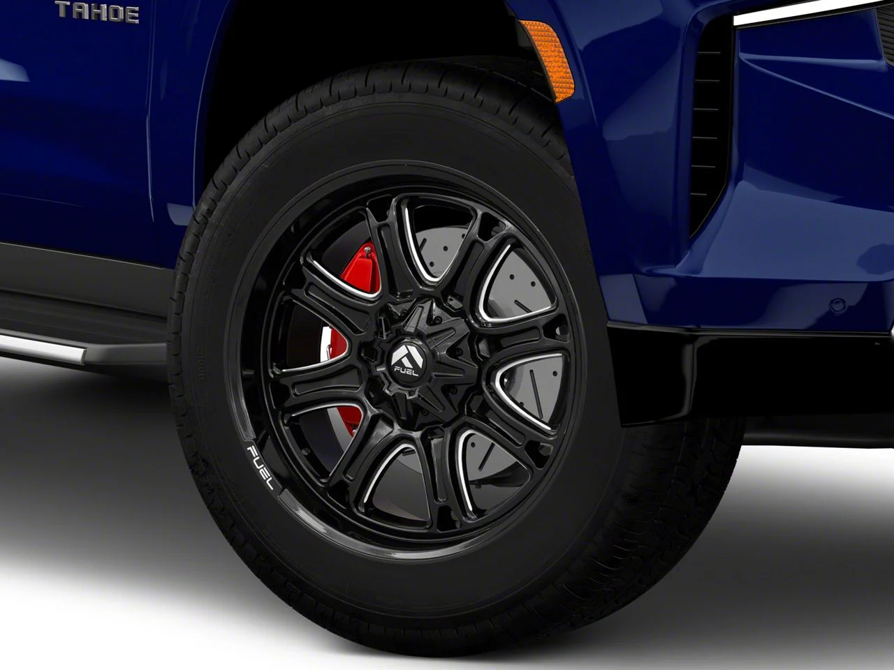 Fuel Wheels Darkstar Gloss Black Milled 6-Lug Wheel; 20x10; -18mm Offset (21-26 Tahoe)