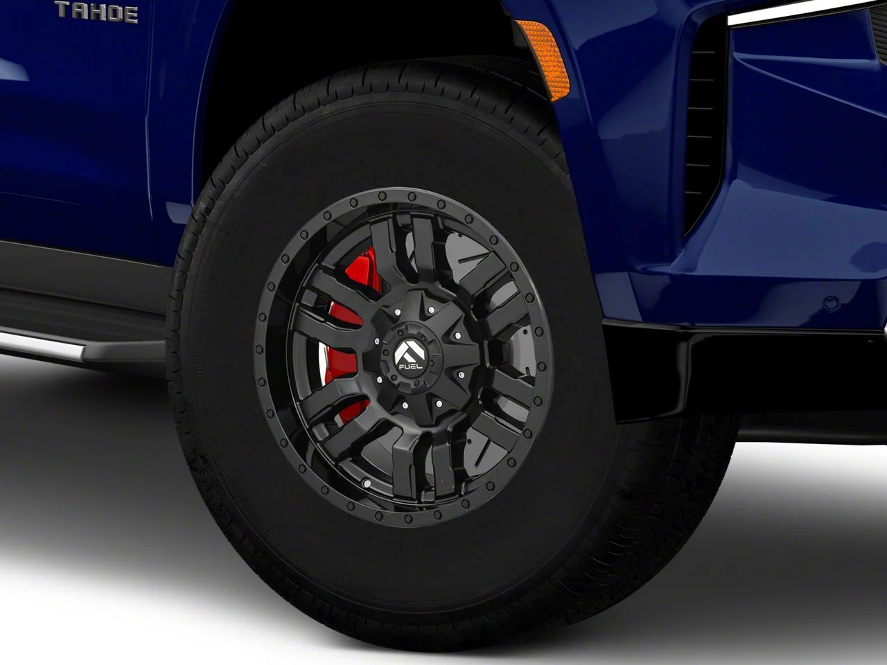 Fuel Wheels Sledge Gloss and Matte Black 6-Lug Wheel; 17x9; 1mm Offset (21-26 Tahoe)