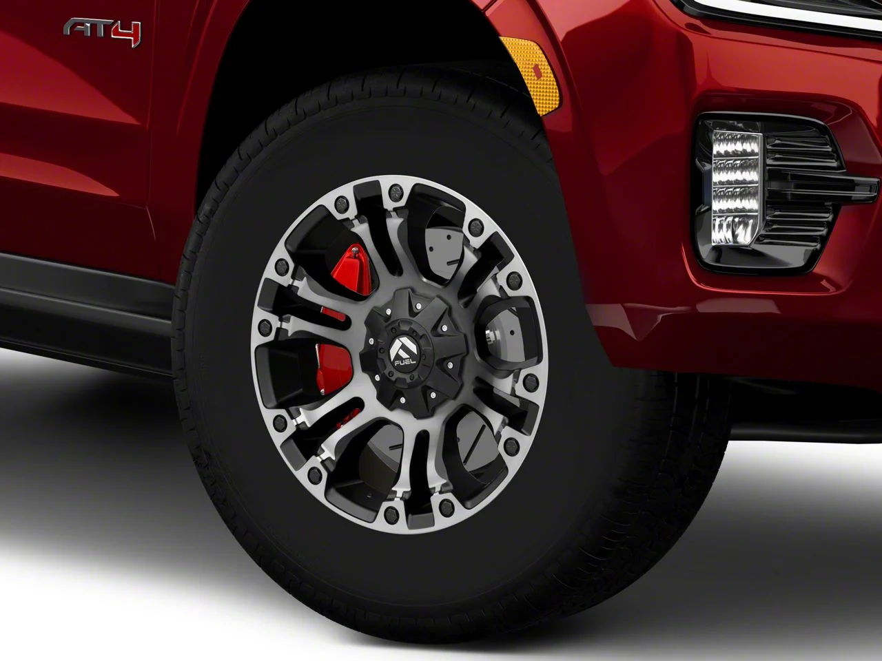 Fuel Wheels Vapor Matte Black with Gray Tint 6-Lug Wheel; 18x9; 1mm Offset (21-26 Yukon)