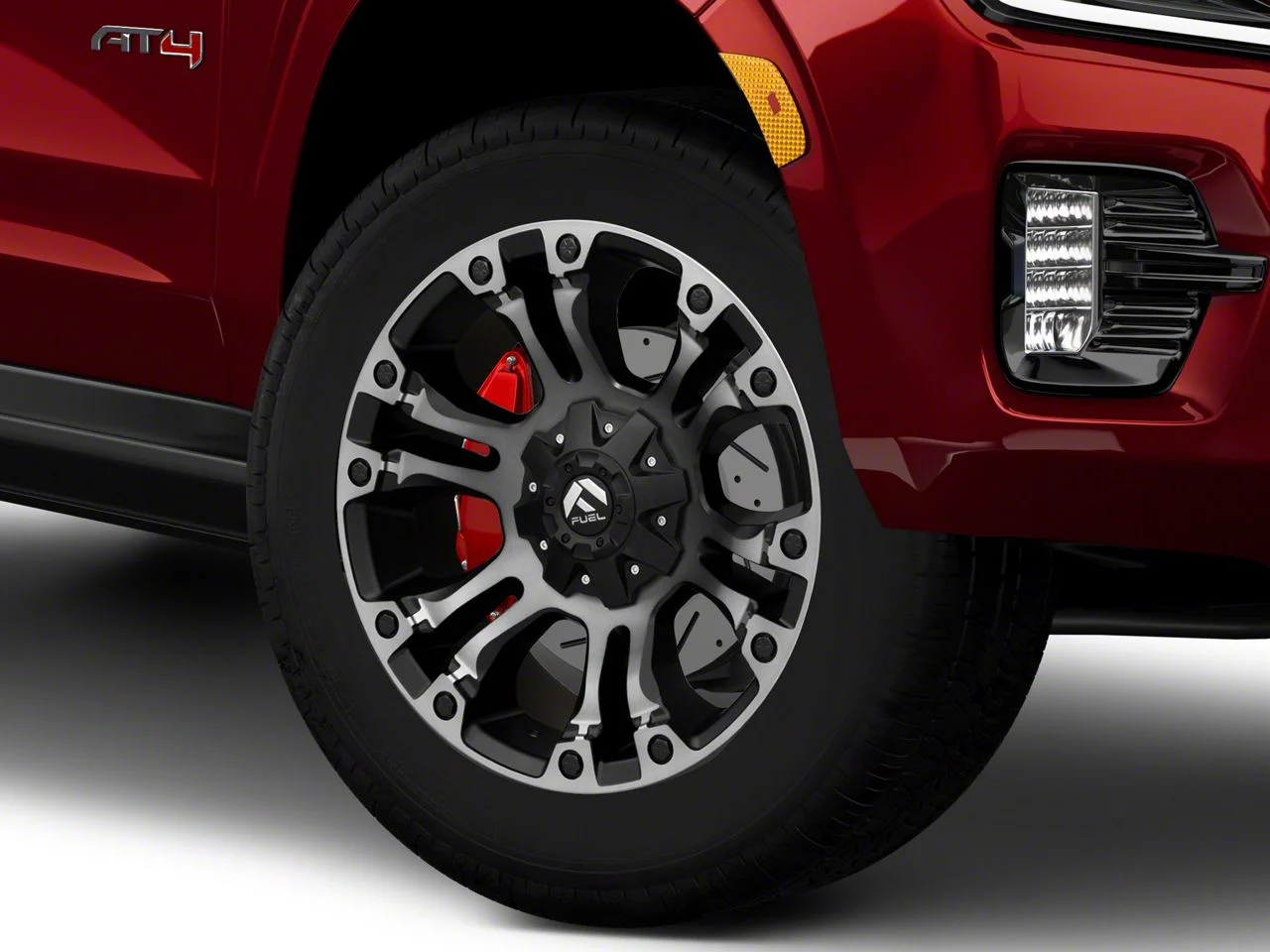 Fuel Wheels Vapor Matte Black with Gray Tint 6-Lug Wheel; 20x10; -18mm Offset (21-26 Yukon)