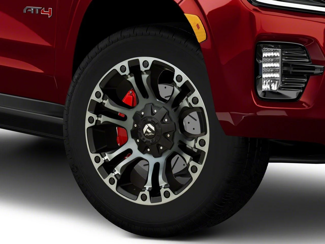 Fuel Wheels Vapor Matte Black with Gray Tint 6-Lug Wheel; 20x9; 2mm Offset (21-26 Yukon)
